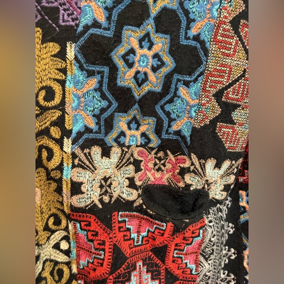 Johnny Was Biya Black Multicolor Embroidered Jacket-Limited Edition - Picture 5 of 12